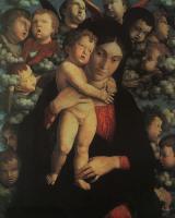 Mantegna, Andrea - Madonna and Child with Cherubs